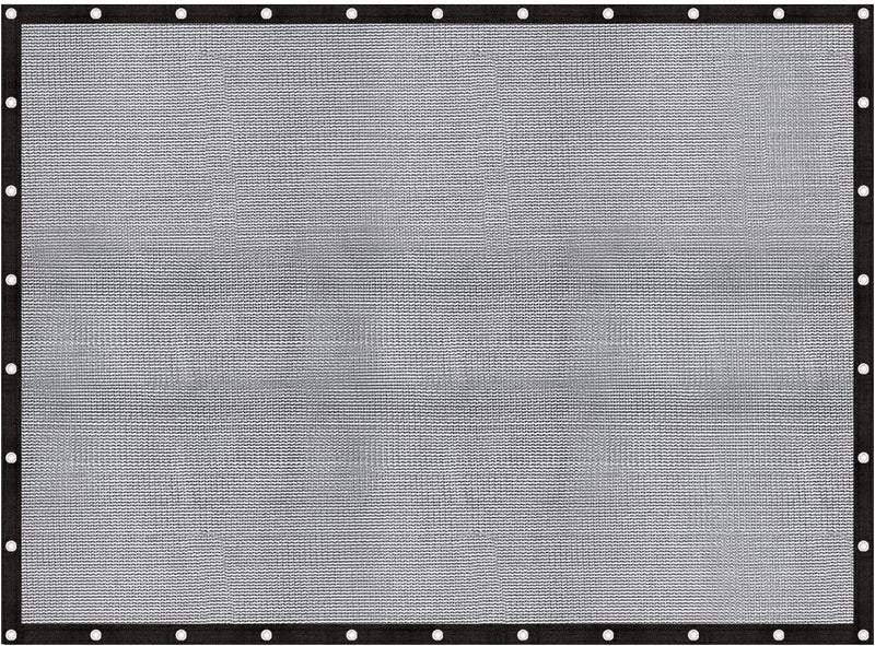 Cool Area 60-70% Shade Cloth 12x16FT Heavy Duty Knitted Mesh Tarp with Grommets Mesh Screen for Patio Canopy Garden Porch Greenhouse Pools Dog Kennel Black - Image 1